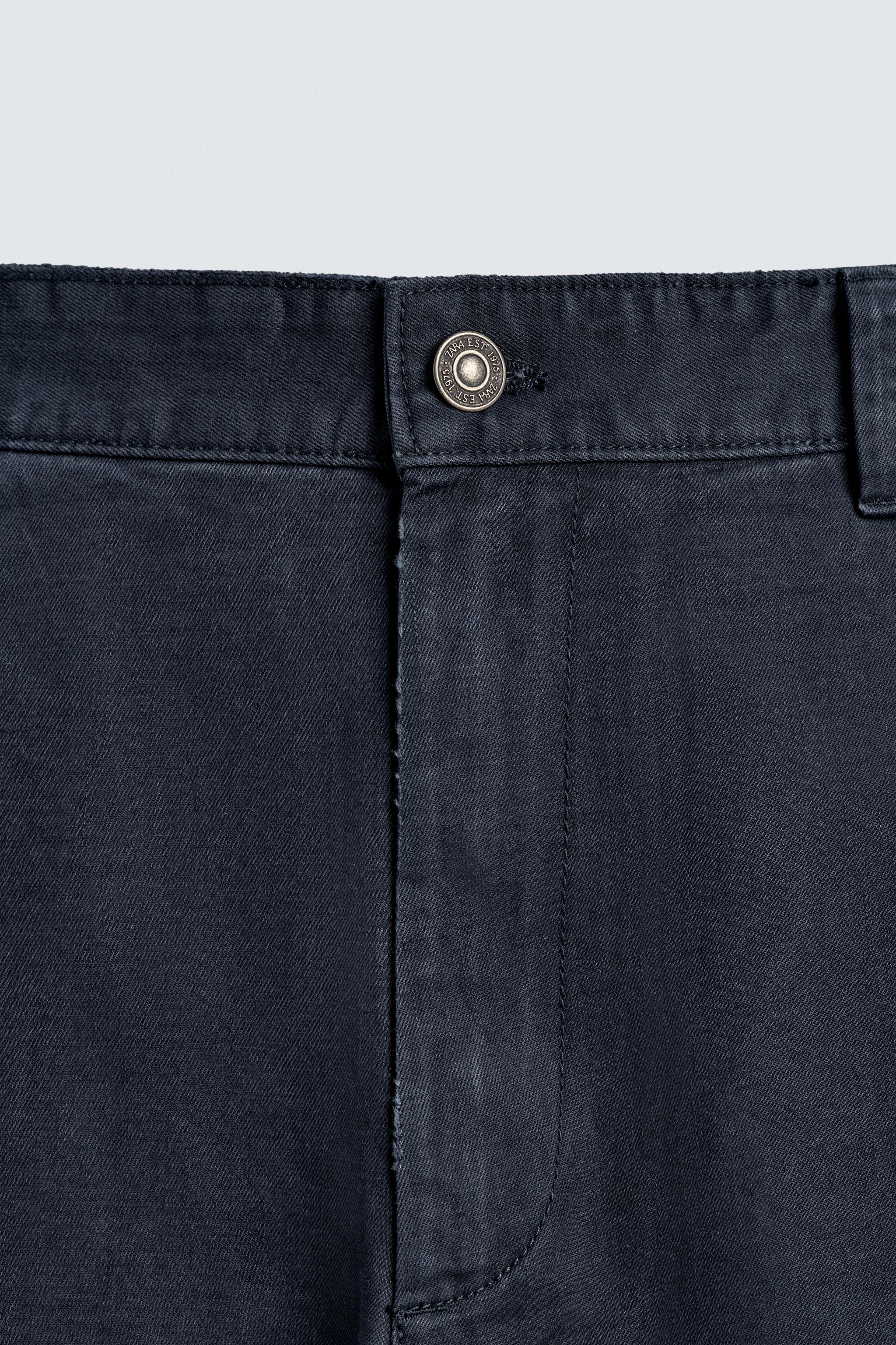 PANTALON CARROT FIT DÉLAVÉ
